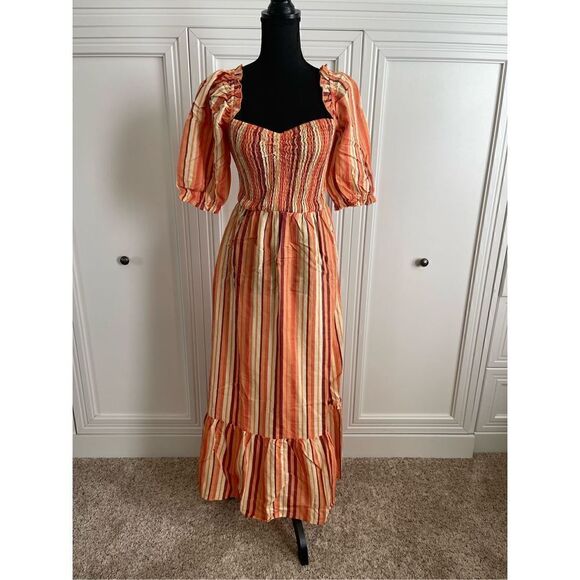 Anthropologie Charlie Holiday Coastal Midi Dress size 6‎ - Picture 6 of 9